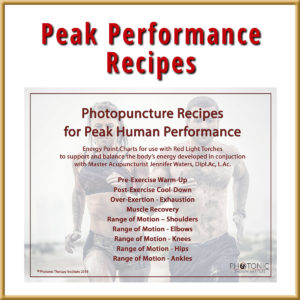 Photopuncture Recipes for Peak Human Performance